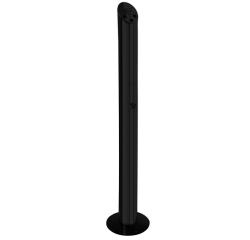Cendrier colonne BRASQ AT300 inox noir
