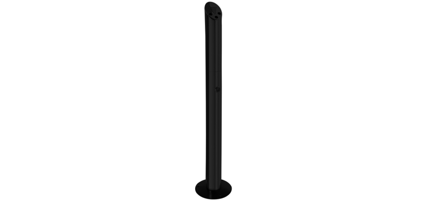 Cendrier colonne BRASQ AT300 inox noir