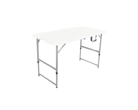 BRASQ folding table 120x60x74cm FC120 white