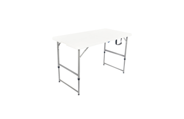 Table pliante BRASQ 120x60x74cm FC120 blanc