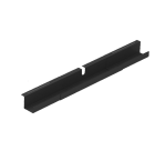 Chemin de câbles BRASQ réglable 75-150cm CT100 noir