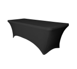 BRASQ table cover 183x76x74cm black