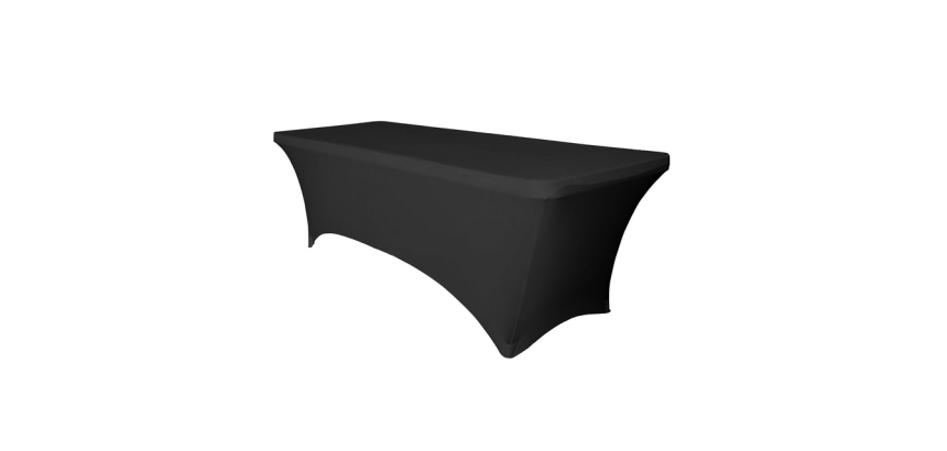 BRASQ table cover 183x76x74cm black