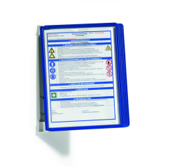 Support mural Durable Vario Wall 5 panneaux bleu