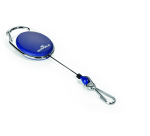 Enrouleur Durable Style avec mousqueton bleu