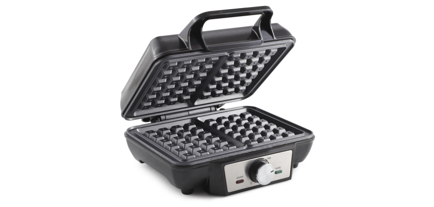 Gaufrier Tomado pour 2 gaufres noir