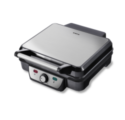 Contactgrill Inventum 1800 Watt zwart/RVS