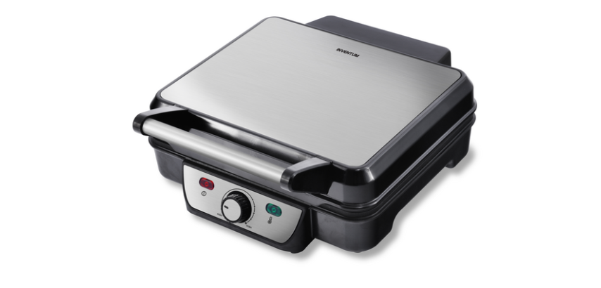 Inventum Contact Grill 1800 Watt Black/Stainless Steel
