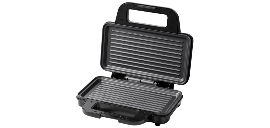Panini grill Tomado zwart/RVS