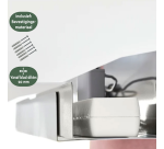 Chemin de câbles BRASQ réglable 75-150cm CT100 argent