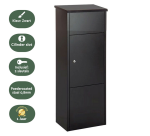 Pakketbrievenbus BRASQ 105x38x24cm PB400 Zwart