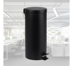 Poubelle à pédale BRASQ 30L noir