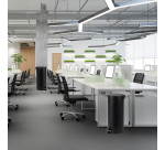 Poubelle à pédale BRASQ 30L noir