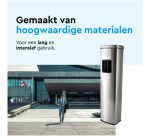 Poubelle avec cendrier BRASQ 20L AT400 inox