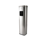 Poubelle avec cendrier BRASQ 20L AT400 inox