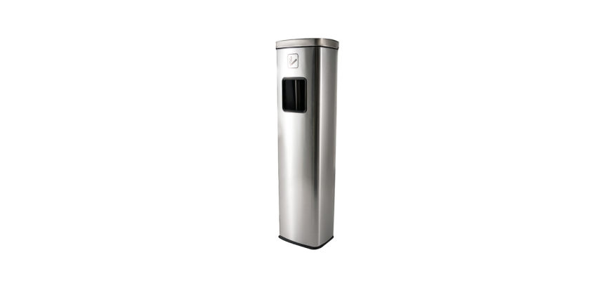 Poubelle avec cendrier BRASQ 20L AT400 inox