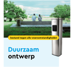 Poubelle avec cendrier BRASQ 20L AT400 inox