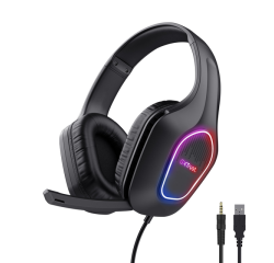 Casque Gaming Trust GXT416 Zirox LED noir