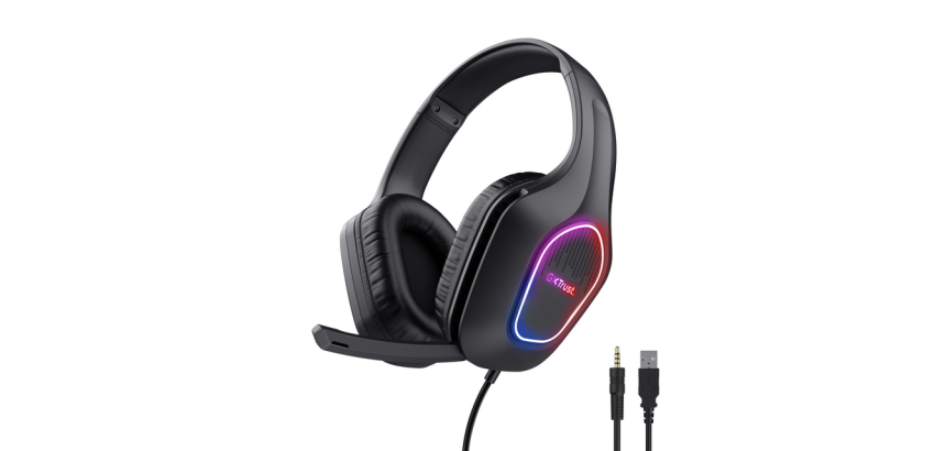 Trust GXT416 Zirox Gaming Headset LED Black