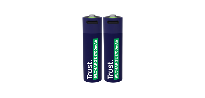 Pile Trust rechargeable USB-C 2x AA