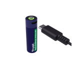 Batterij Trust USB-C oplaadbaar AA 2 stuks