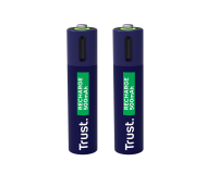Pile Trust rechargeable USB-C 2x AAA