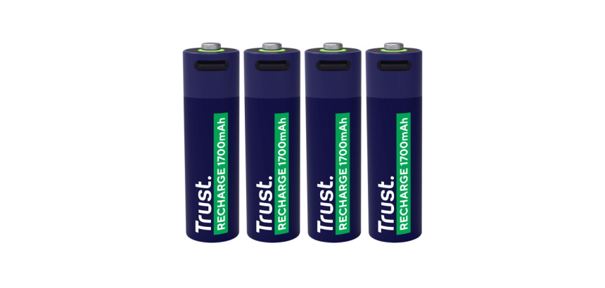 Pile Trust rechargeable USB-C 4x AA