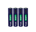 Pile Trust rechargeable USB-C 4x AAA