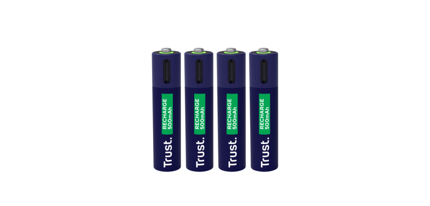 Trust USB-C Rechargeable Battery 4x AAA