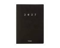 2027 Agenda Brepols Essential Urban 7 days/2 pages black