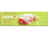 Hersluitbare zak G'woon 30 x 0.4l en 30 x 1.2l