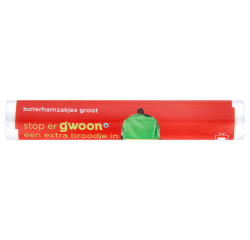 Boterhamzak G'woon 80 stuks