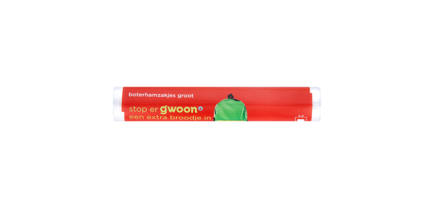 Boterhamzak G'woon 80 stuks