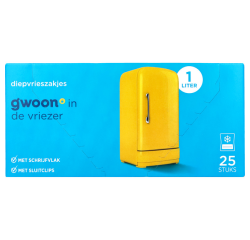 Diepvrieszak G'woon 25 x 1 liter