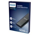 Disque dur externe SSD Philips 500Go Ultra Speed Space gris