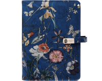Organiseur Kalpa A5 Agenda 2025-2026 7 jours/2 pages floral bleu