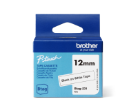 Ruban étiquettes Brother P-touch Btag-231 standard 12mm noir sur blanc
