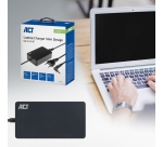 ACT AC2055 Netzadapter & Wechselrichter Innen 65 W Schwarz