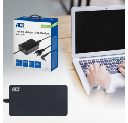 ACT AC2055 adaptateur de puissance & onduleur Intérieure 65 W Noir