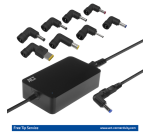 ACT AC2055 Netzadapter & Wechselrichter Innen 65 W Schwarz