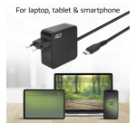 Chargeur ordinateur portable ACT USB-C Power Delivery 65W 2m