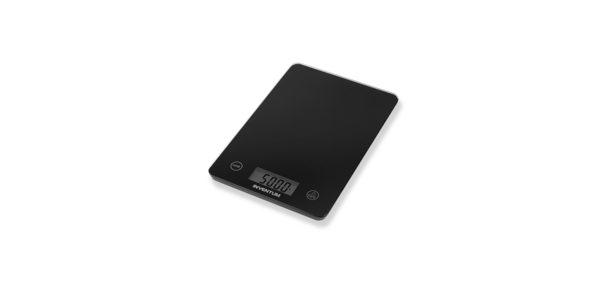 Keukenweegschaal Inventum tot 5 kilogram zwart