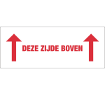 Waarschuwingsetiket IEZZY deze zijde boven 150mmx60mm 500 stuks