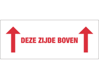 Etiquette d'avertissement IEZZY Deze zijde boven 150x60mm 500 pièces