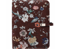 Organiseur Kalpa A5 Agenda 2025-2026 7 jours/2 pages floral brun