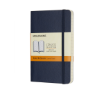 Carnet de notes A6 Moleskine Couverture souple bleu saphir