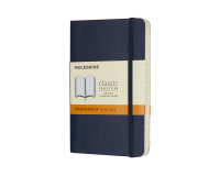 Carnet de notes A6 Moleskine Couverture souple bleu saphir