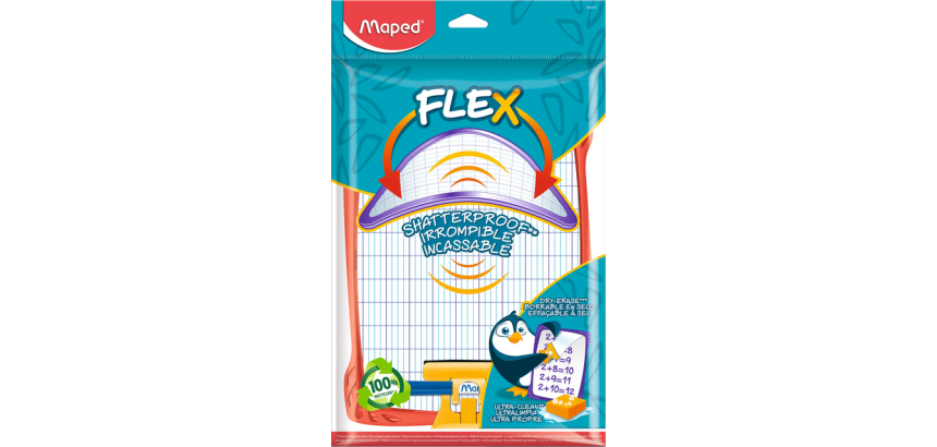 Ardoise blanche Maped Flex incassable assorti