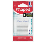 Maped Kidy Learn Eraser Concentration Set 2 Pieces White