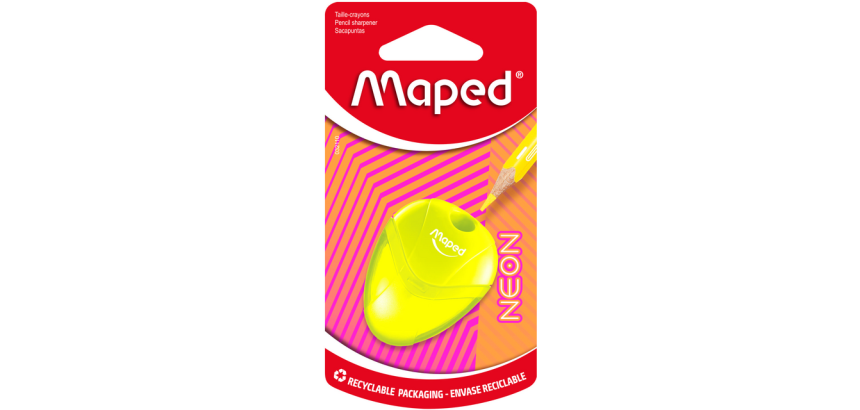 Taille-crayon Maped Neon Igloo 1 trou assorti